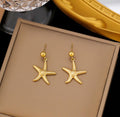 star themed earrings