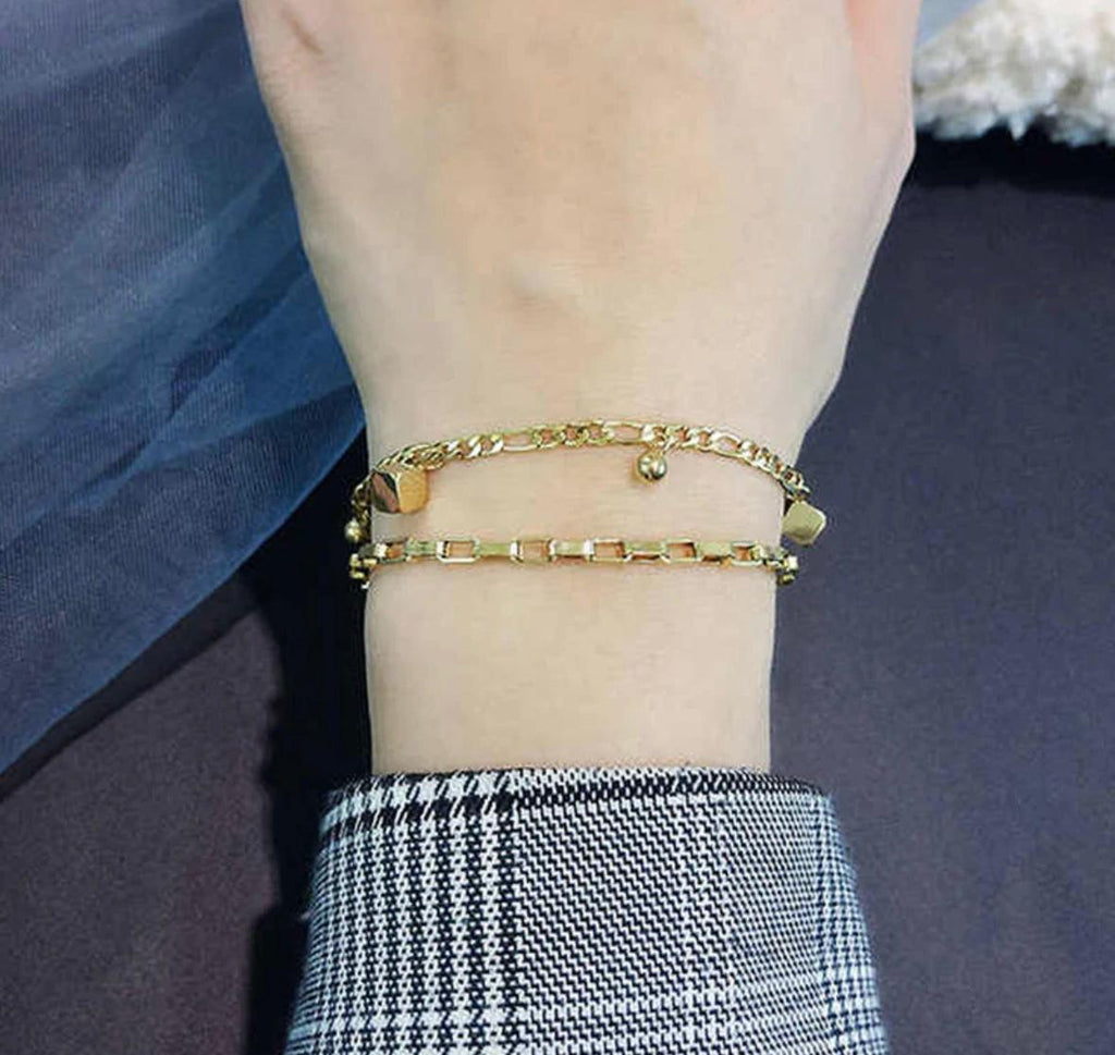 cube themed bracelet